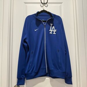 Nike Royal Blue LA Dodgers Logo Jacket
